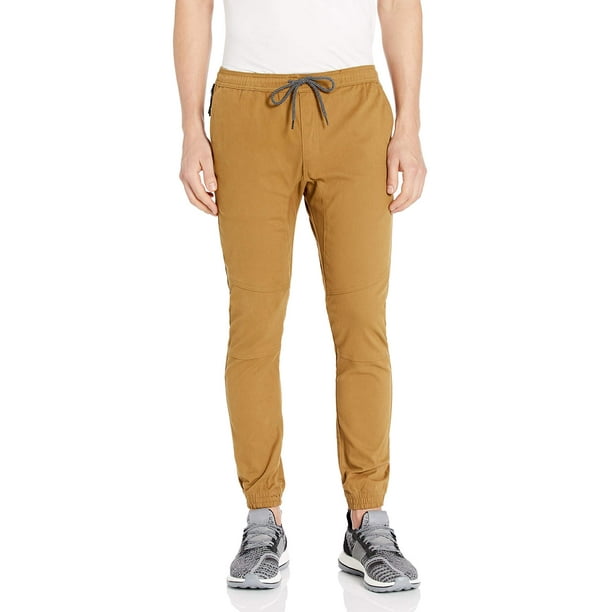 MUST WAY Mens Causal Twill Chino Jogger Pants Running Sports Trousers 